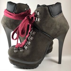 ‘Timberland’ Styled Stiletto Boots